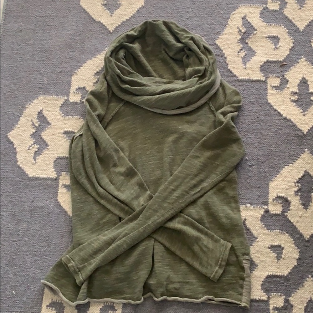 Free people beach cocoon cowl pullover